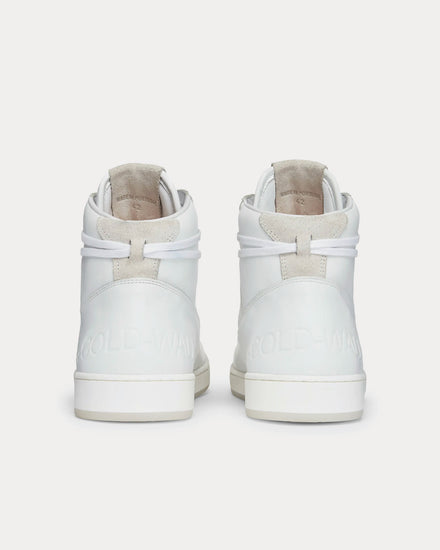 A-COLD-WALL* Luol Leather Optic White High Top Sneakers - 4