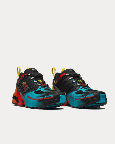 Salomon x L'Art de L'Automobile ACS Pro Fiery Red / Scuba Blue Low Top Sneakers - 3