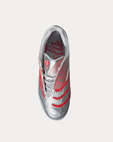 Adidas x Coca Cola Predator Sala Silver Metallic / None / Grey Two Slip On Sneakers - 2