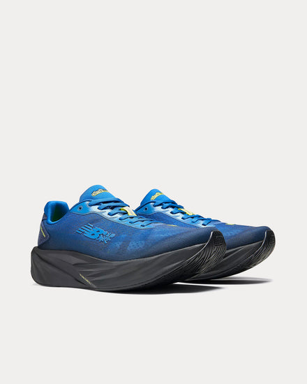 New Balance x Aime Leon Dore Rebel v5 Atlantic Blue / Black / Alkaline Green Running Shoes - 3