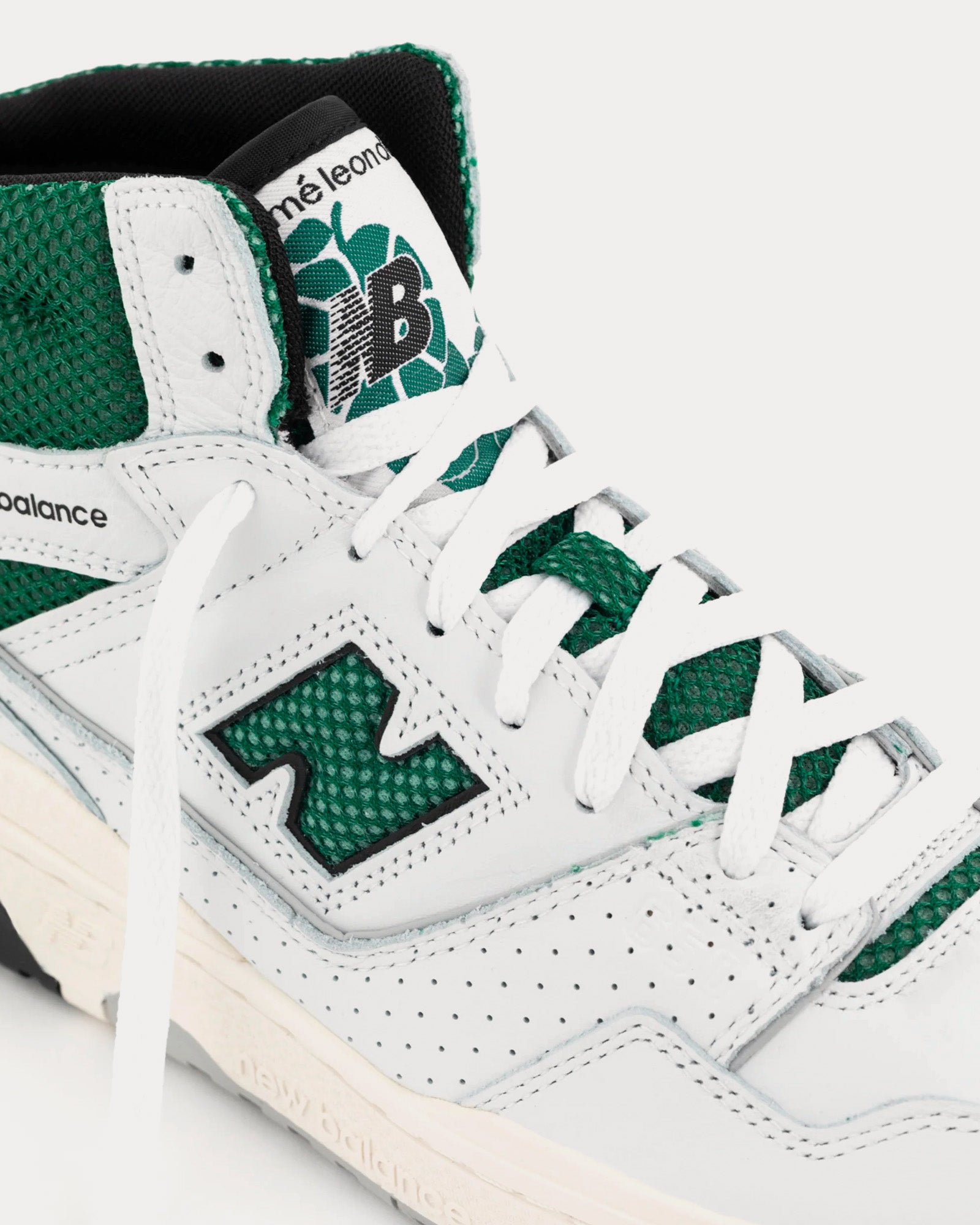 New Balance x Aime Leon Dore - 650r Leather White / Green High Top Sneakers