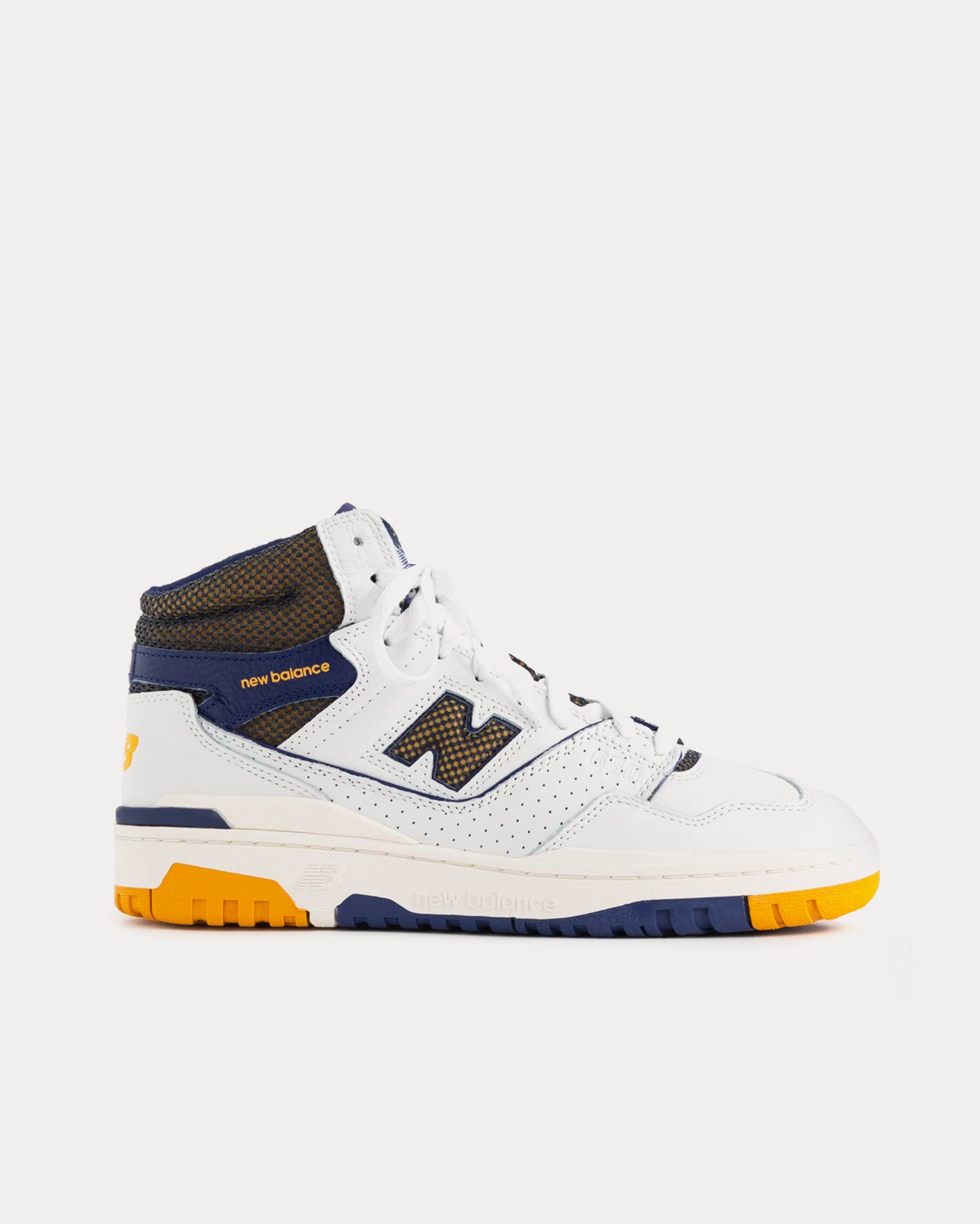 New Balance x Aime Leon Dore - 650r Leather White / Yellow High Top Sneakers