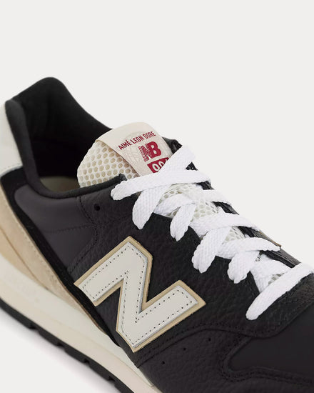 New Balance x Aime Leon Dore Made in USA 996 Black / Sandstone / White Low Top Sneakers - 6