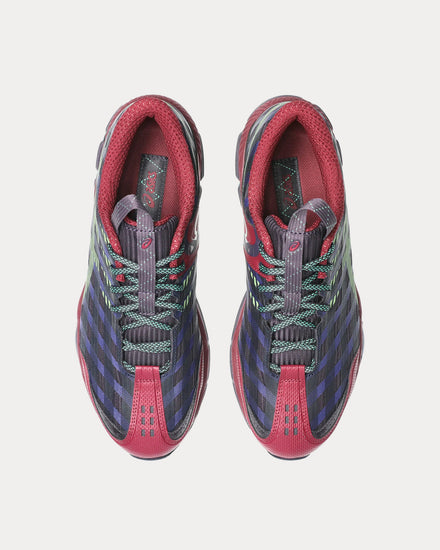Asics x Kiko Kostadinov US8-S GEL-SJ33 Deep Plum / Fresh Grass Low Top Sneakers - 2