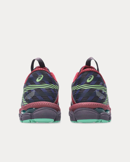 Asics x Kiko Kostadinov US8-S GEL-SJ33 Deep Plum / Fresh Grass Low Top Sneakers - 4