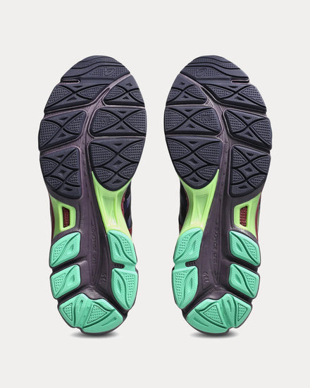 Asics x Kiko Kostadinov US8-S GEL-SJ33 Deep Plum / Fresh Grass Low Top Sneakers - 5