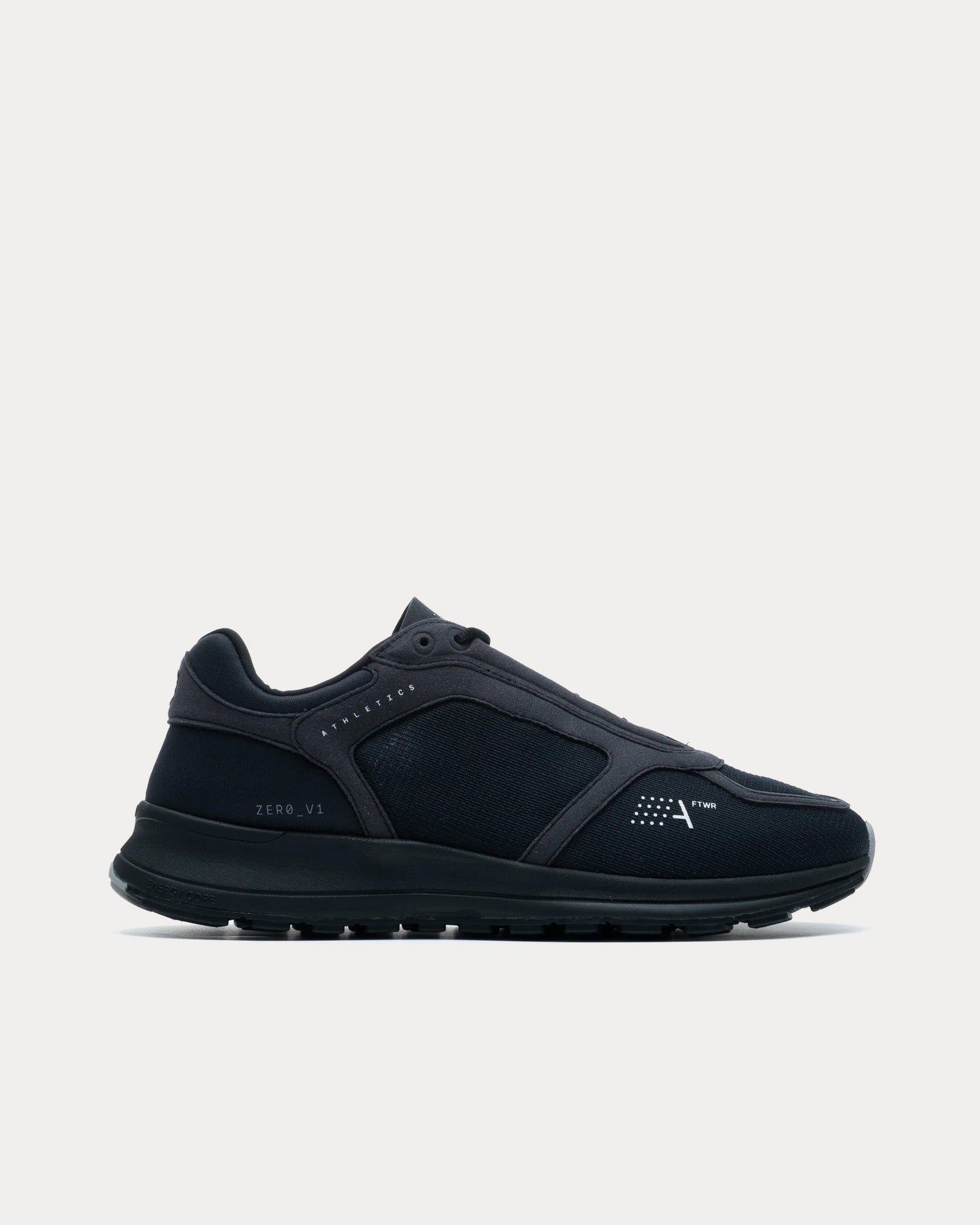 Athletics FTWR Men's Zero V1 Jet Black Low Top Sneakers