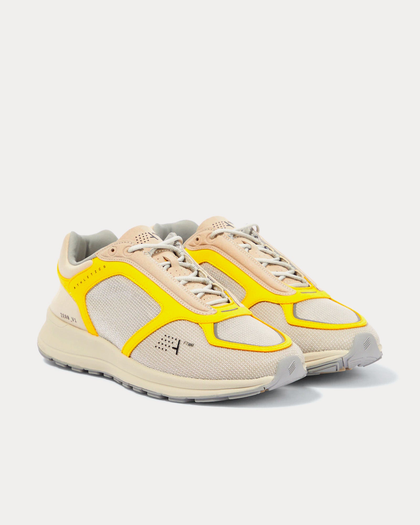 Athletics FTWR - Zero V1 Silver Lining / Yellow Low Top Sneakers