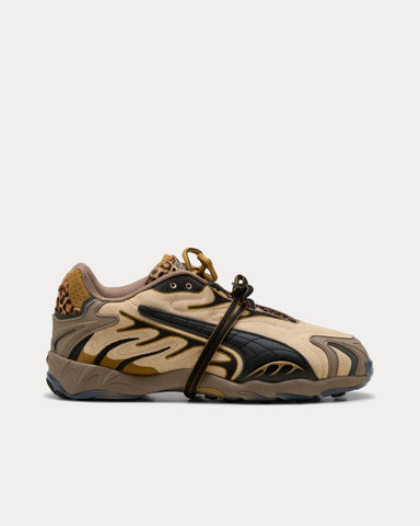 Puma x A$AP Rocky Inhale Toasted Almond / Puma Black Low Top Sneakers