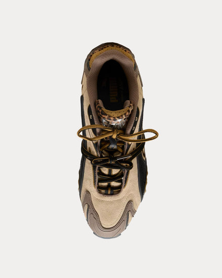 Puma x A$AP Rocky Inhale Toasted Almond / Puma Black Low Top Sneakers - 2