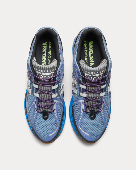 New Balance x Action Bronson 1906r Blue Shadow / Black Low Top Sneakers - 2