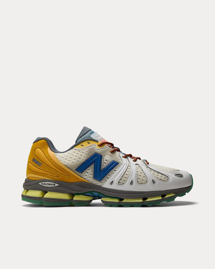 New Balance x Action Bronson 1890 Grey / Aztec Gold Low Top Sneakers - 1