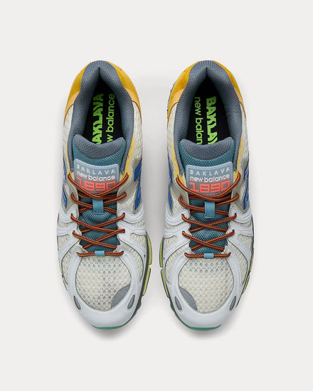 New Balance x Action Bronson 1890 Grey / Aztec Gold Low Top Sneakers - 2
