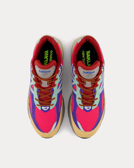 New Balance x Action Bronson Made in USA 990v6 Hi-Pink / Royal Blue Low Top Sneakers - 2
