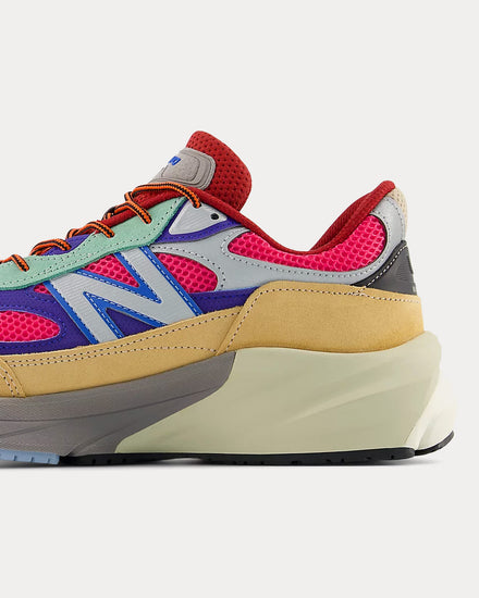 New Balance x Action Bronson Made in USA 990v6 Hi-Pink / Royal Blue Low Top Sneakers - 5