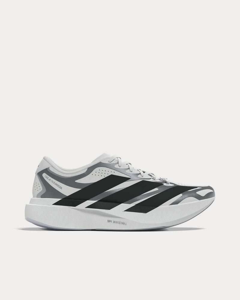 Adidas Adizero Evo SL EXO Cloud White / Metallic Silver / Core Black Running Shoes - 1