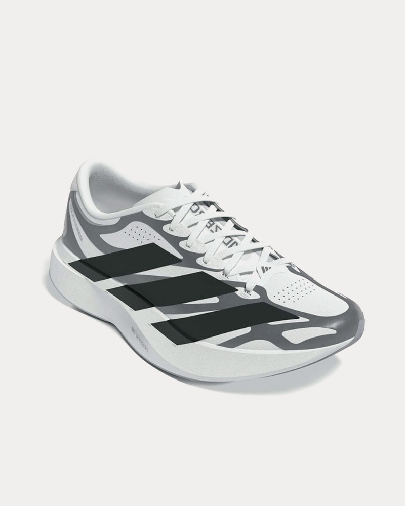 Adidas Adizero Evo SL EXO Cloud White / Metallic Silver / Core Black Running Shoes - 2