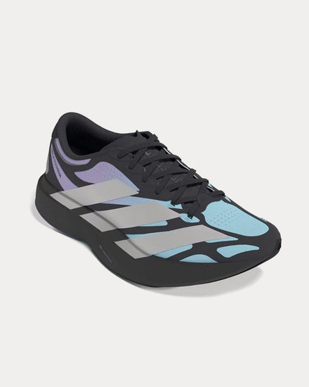 Adidas Unisex Adizero Evo SL EXO Core Black / Purple / Blue Running Shoes Adidas Unisex Adizero Evo SL EXO Core Black / Purple / Blue Running Shoes
