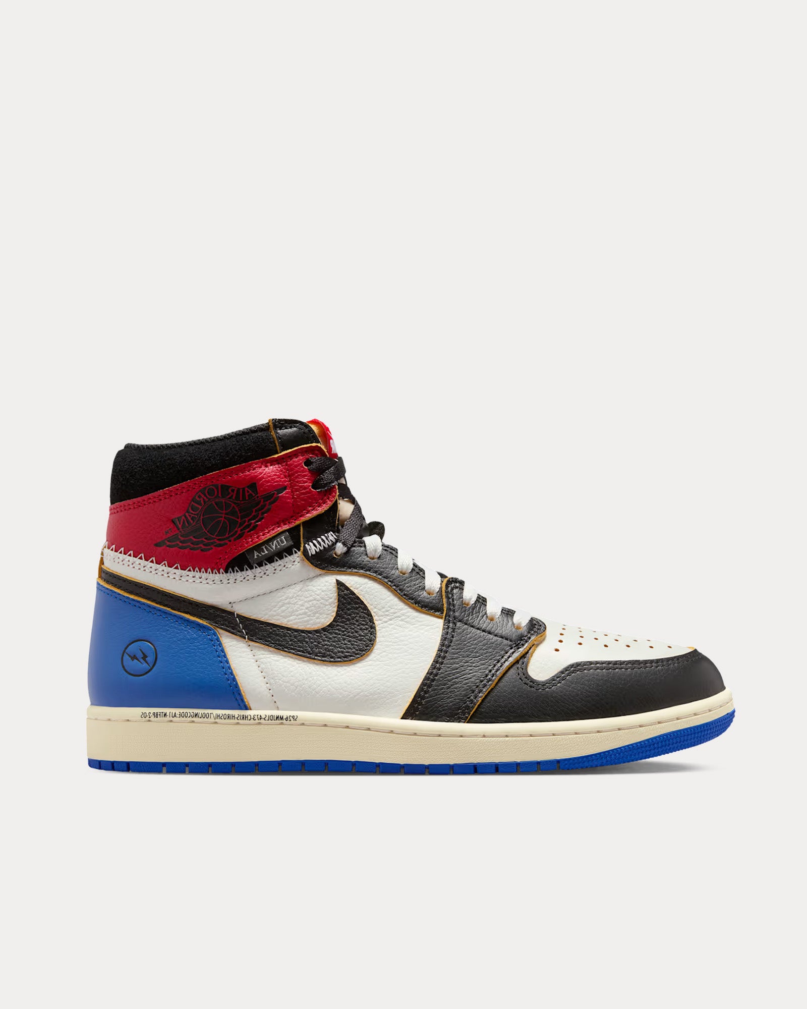 シューズ(男性用) UNION Nike Air Jordan 1 Retro High OG 29 Jordan x Union Unisex x Fragment Air Jordan 1 Black / Varsity Red