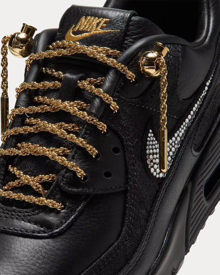 Nike x Victor Solomon Air Max 90 Black Low Top Sneakers - 6