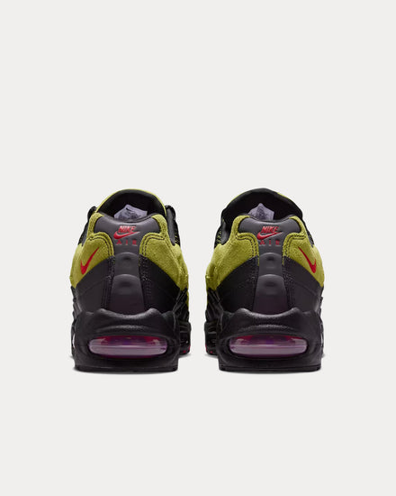 Nike x Aya Brown Air Max 95 'Big Bubble' Atomic Green / Black Low Top Sneakers - 3