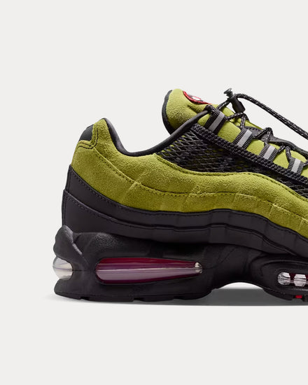 Nike x Aya Brown Air Max 95 'Big Bubble' Atomic Green / Black Low Top Sneakers - 4