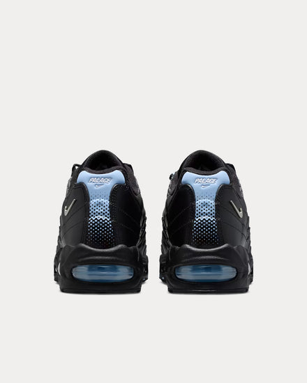 Nike x Palace Air Max 95 'Big Bubble' Metallic Silver Low Top Sneakers - 4