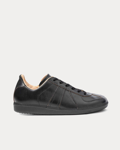Allevol German Army Trainer 'GAT' Horween Chromexcel All Black Low Top Sneakers