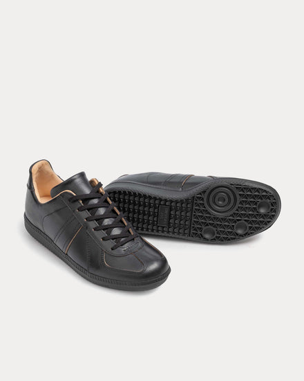 Allevol German Army Trainer 'GAT' Horween Chromexcel All Black Low Top Sneakers - 3