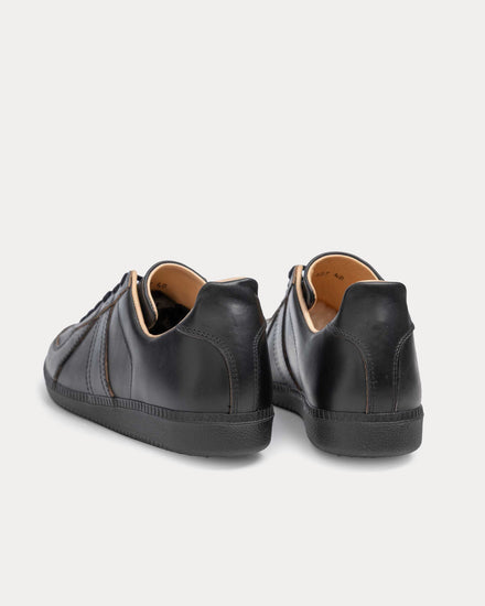 Allevol German Army Trainer 'GAT' Horween Chromexcel All Black Low Top Sneakers - 4
