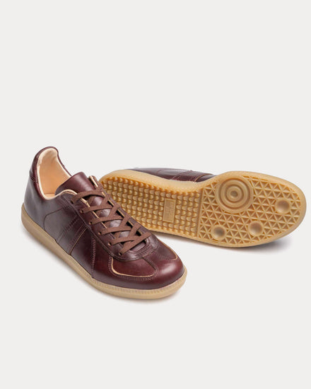Allevol German Army Trainer 'GAT' Horween Chromexcel Brown Low Top Sneakers - 3