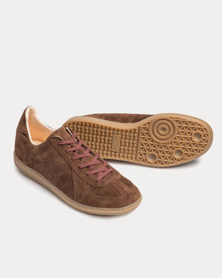 Allevol German Army Trainer 'GAT' Suede Brown Low Top Sneakers - 4