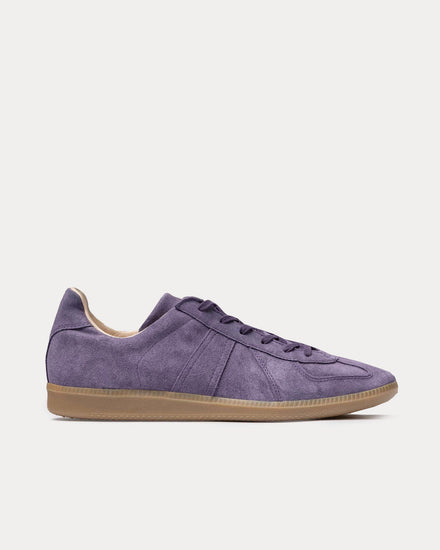 Allevol German Army Trainer 'GAT' Suede Light Purple Low Top Sneakers - 1