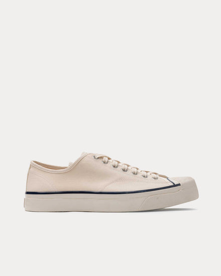 Anatomica x Wakouwa Canvas Derby Cap Toe Off White Low Top Sneakers - 1