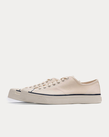 Anatomica x Wakouwa Canvas Derby Cap Toe Off White Low Top Sneakers - 5