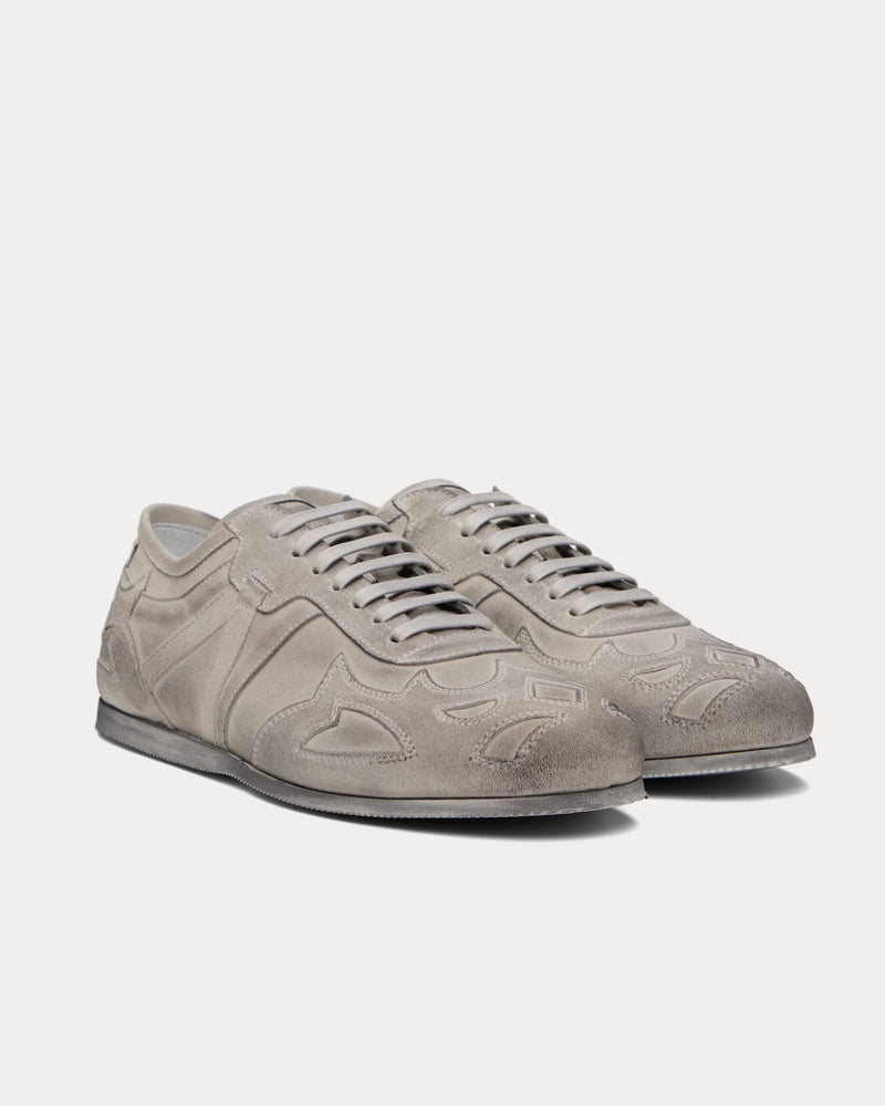 Ann Demeulemeester Milton Boxing Chalk Low Top Sneakers - 2