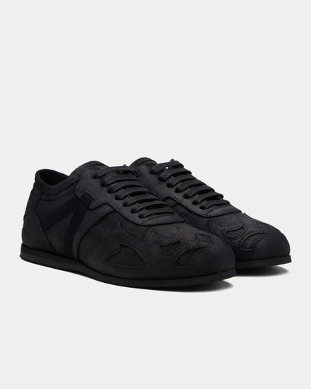 Ann Demeulemeester Milton Boxing Black Low Top Sneakers - 2