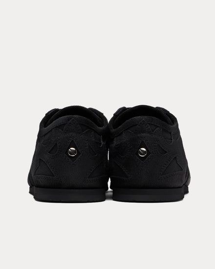 Ann Demeulemeester Milton Boxing Black Low Top Sneakers - 3