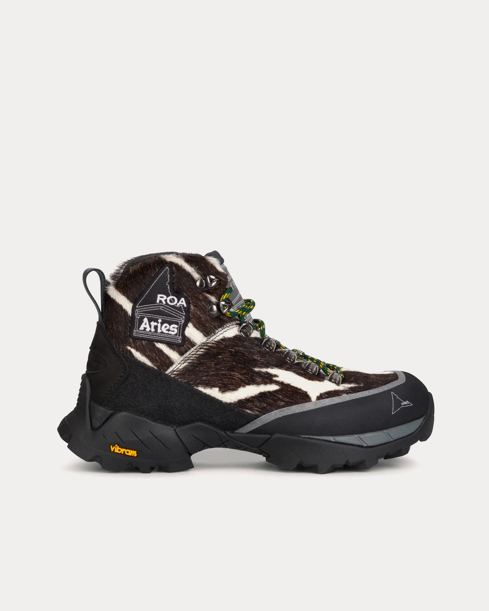 【定価9.3万】ARIES ROA ANDREAS ZEBRA ゼブラ 27cm ROA x Aries Unisex Andreas Zebra Pony Skin Boots