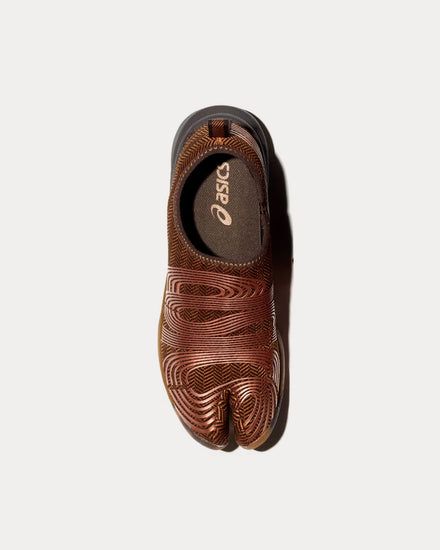 Asics x Kiko Kostadinov LYASA FF Tabi Caramel / Rose Gold Slip On Sneakers - 2
