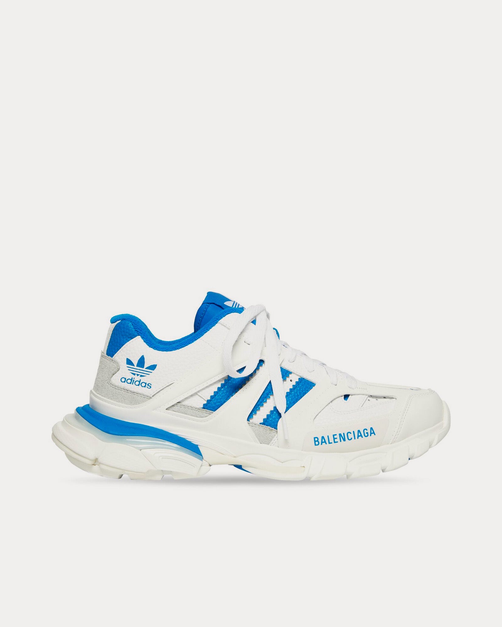 Balenciaga x Adidas - Track Forum White / Blue Low Top Sneakers