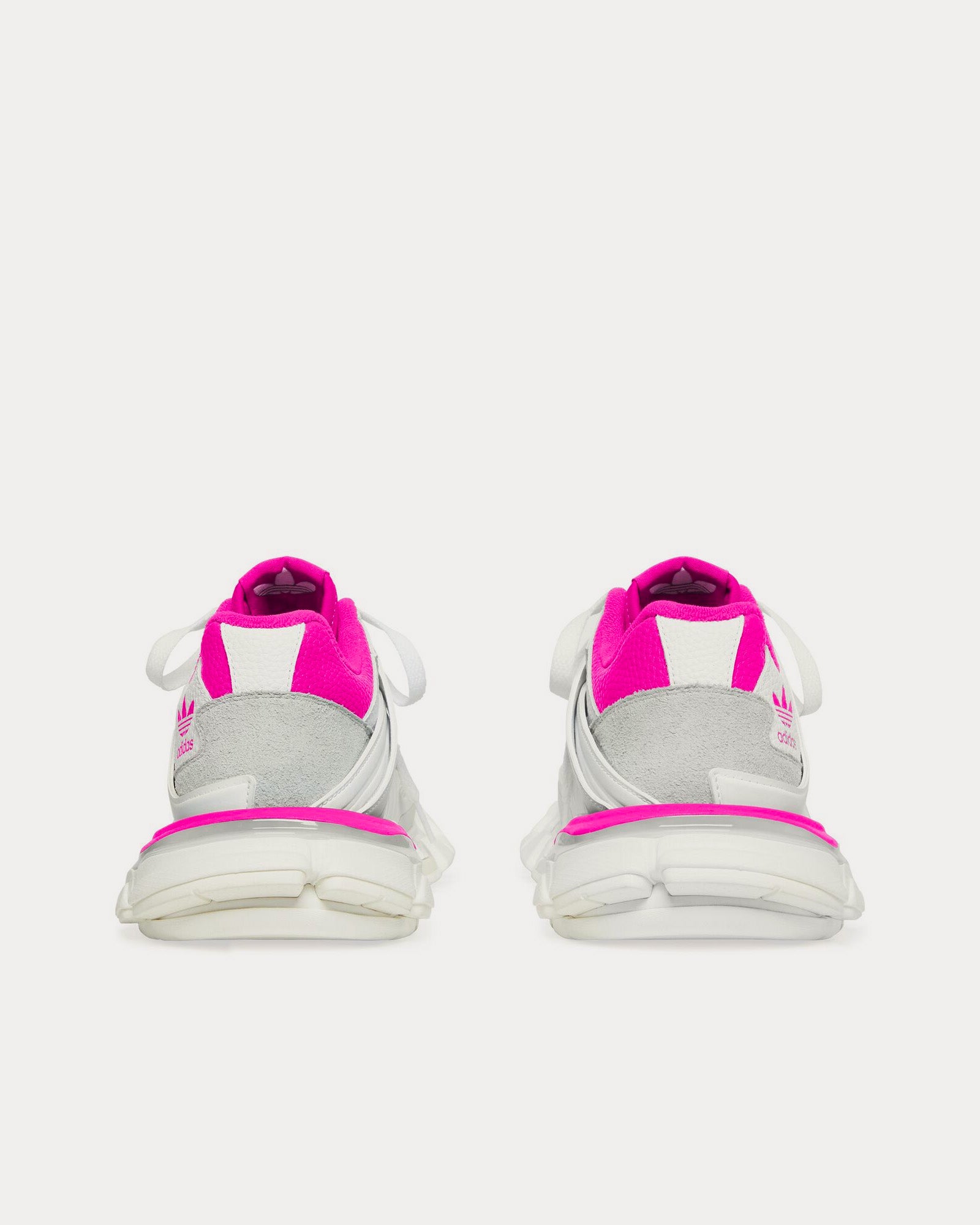 Balenciaga x Adidas - Track Forum White / Pink Low Top Sneakers