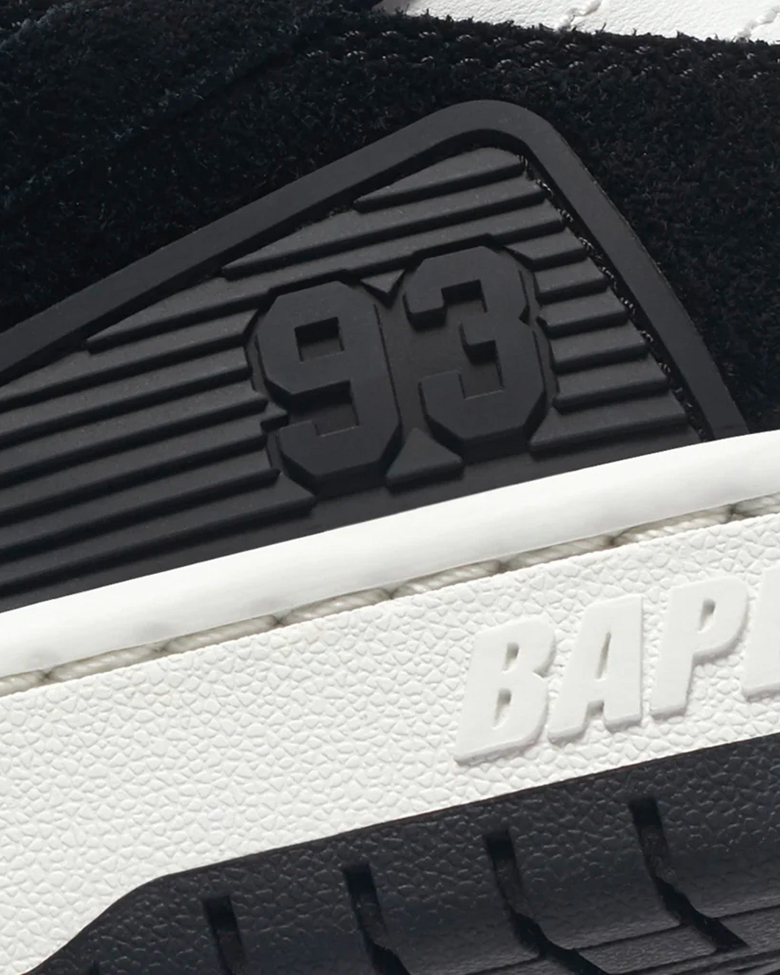 A Bathing APE - Bape Sk8 Sta #3 Black / White Low Top Sneakers