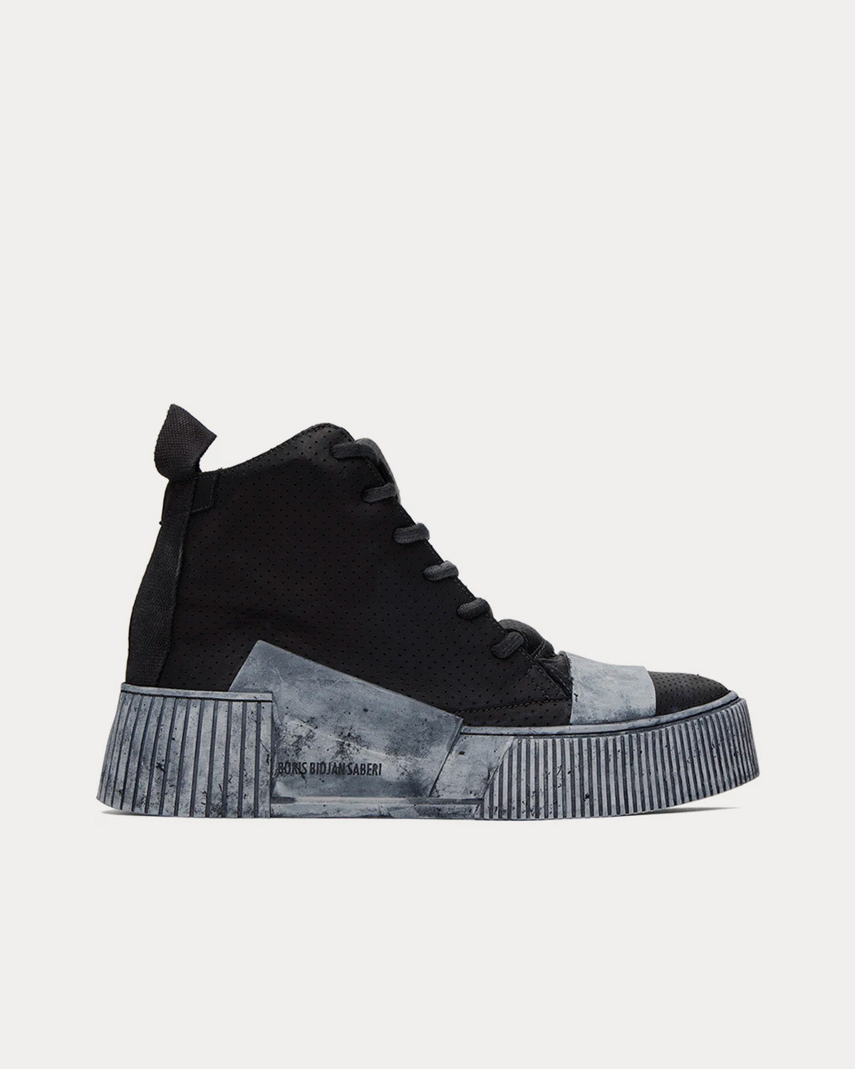 靴 BORIS BIDJAN SABERI [ 14SS ] / BAMBA 1 Boris Bidjan Saberi Men's Bamba 1.1 Black High Top Sneakers
