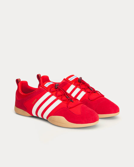 Adidas x Bad Bunny Ballerina Vivid Red / Chalk White / Power Red Low Top Sneakers - 3