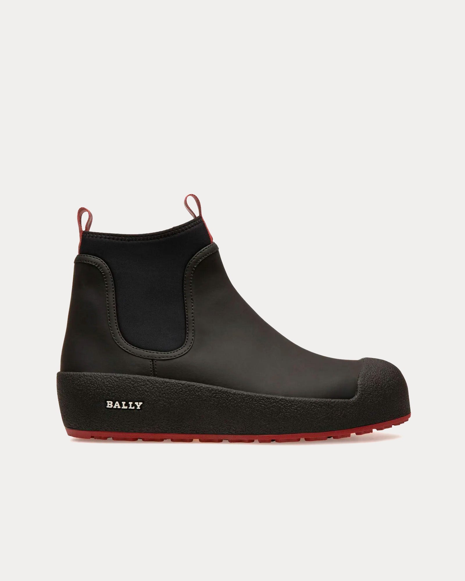 Bally - Curling Leather Black Boots