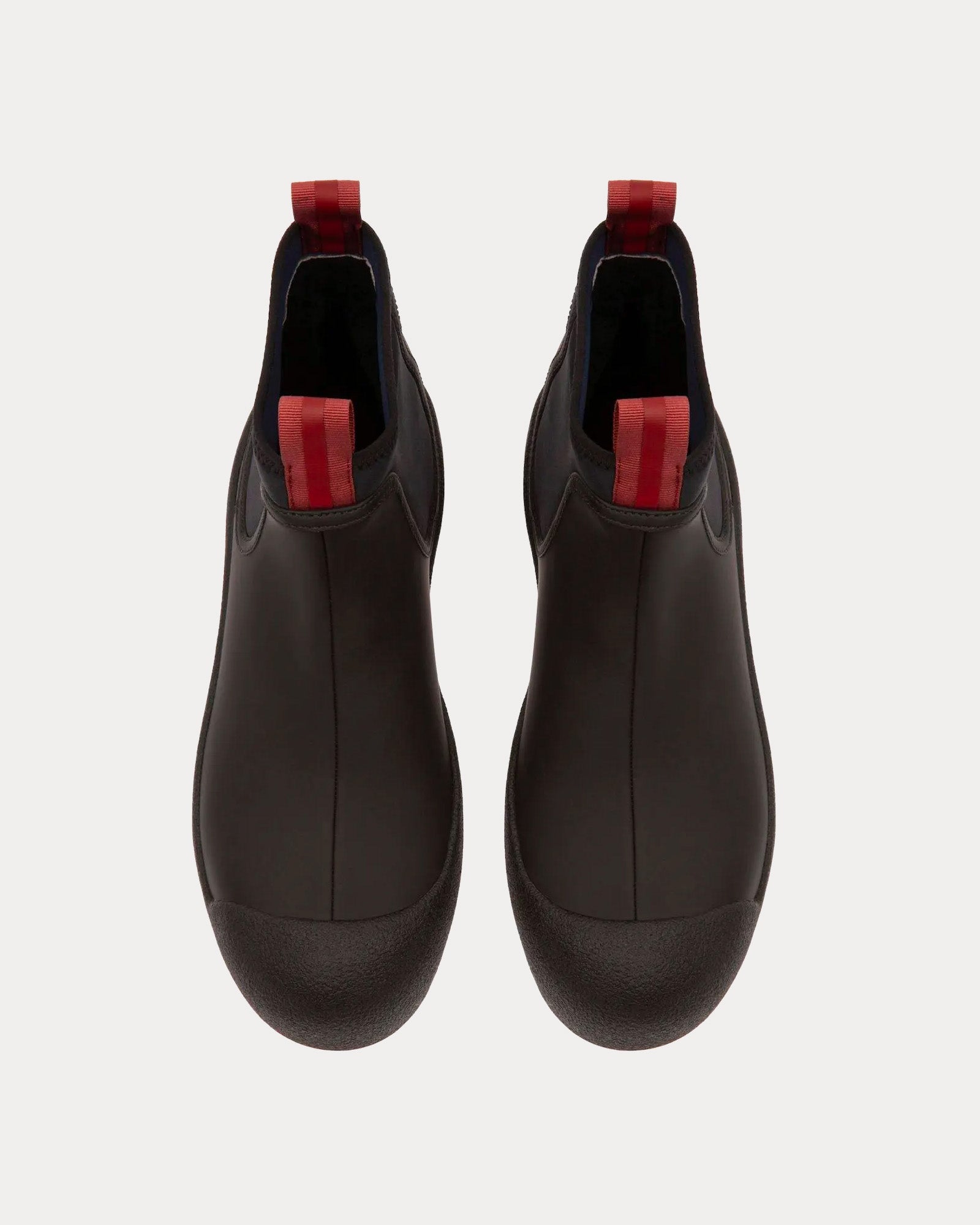 Bally - Curling Leather Black Boots