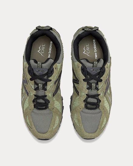 New Balance x CAYL 610T Covert Green / Tan / Black Low Top Sneakers - 2