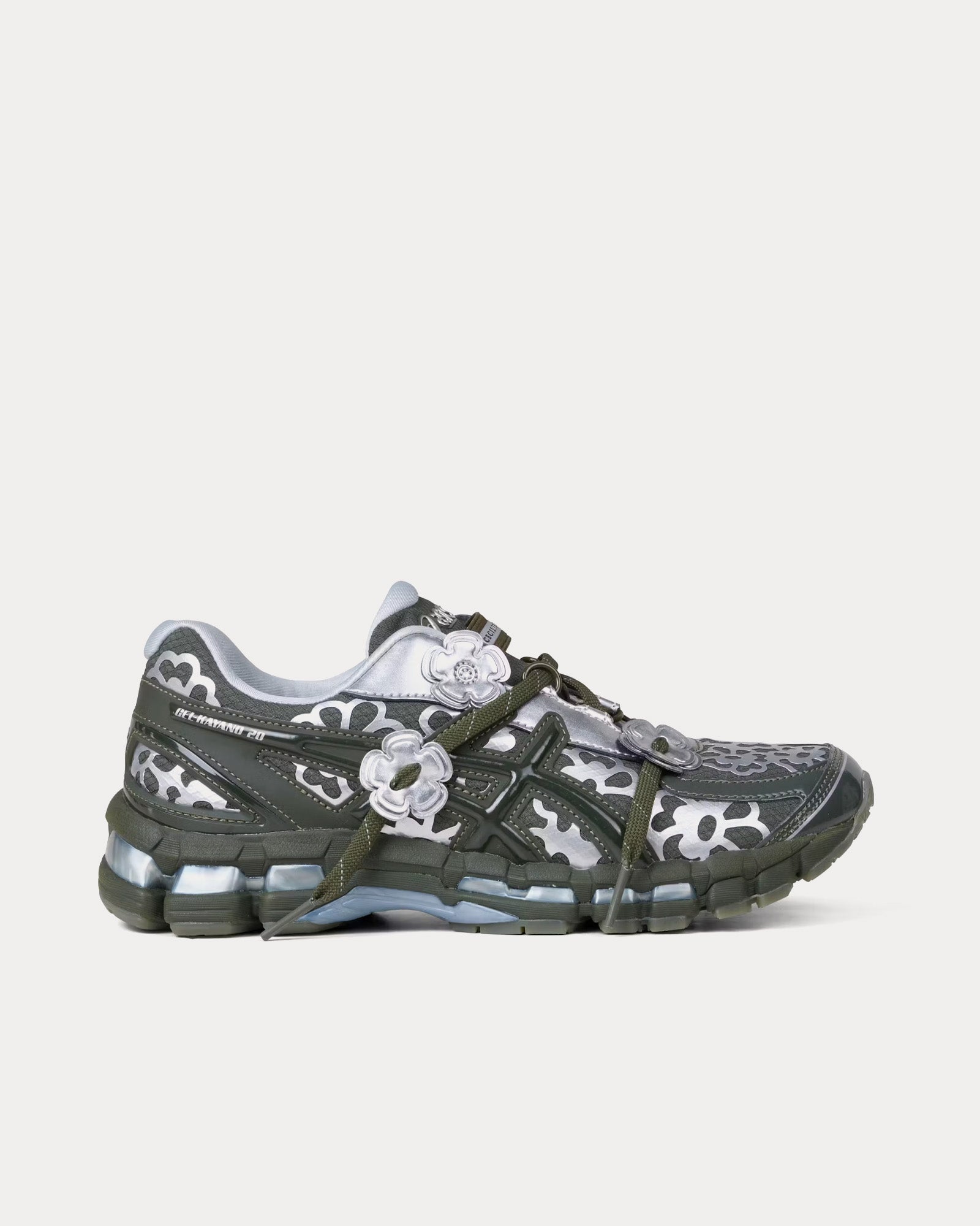 Asics x Cecilie Bahnsen Women's Gel-Kayano 20 Olive Low Top Sneakers