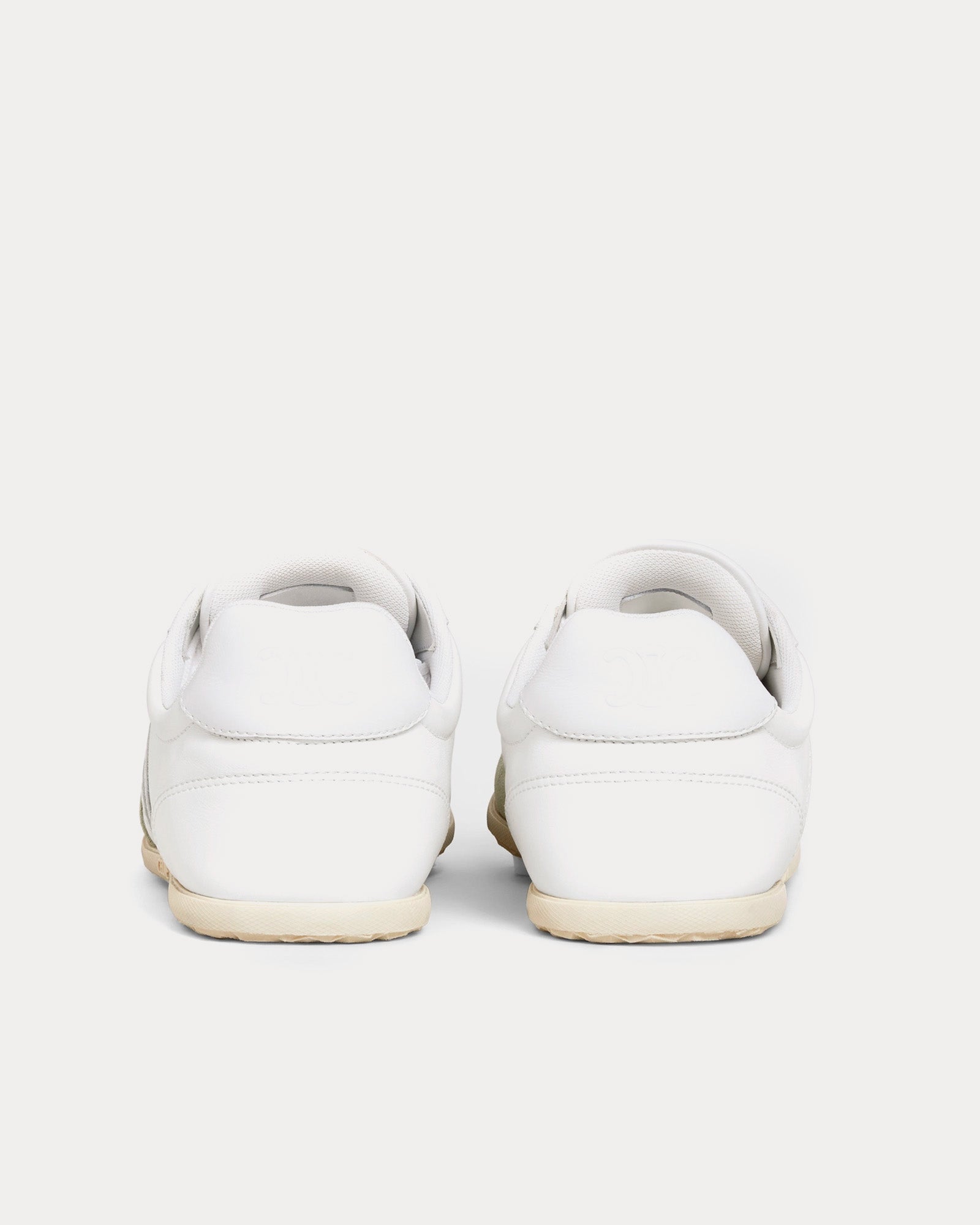 Celine - Jogger with Triomphe Signature Optic White / Grey Low Top Sneakers
